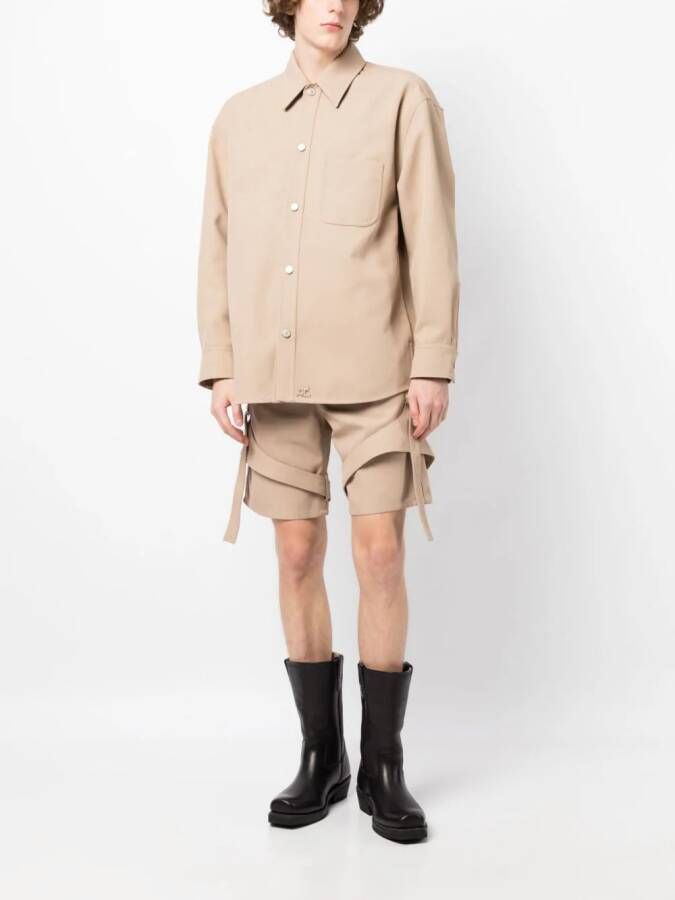 Courrèges Button-up overhemd Bruin