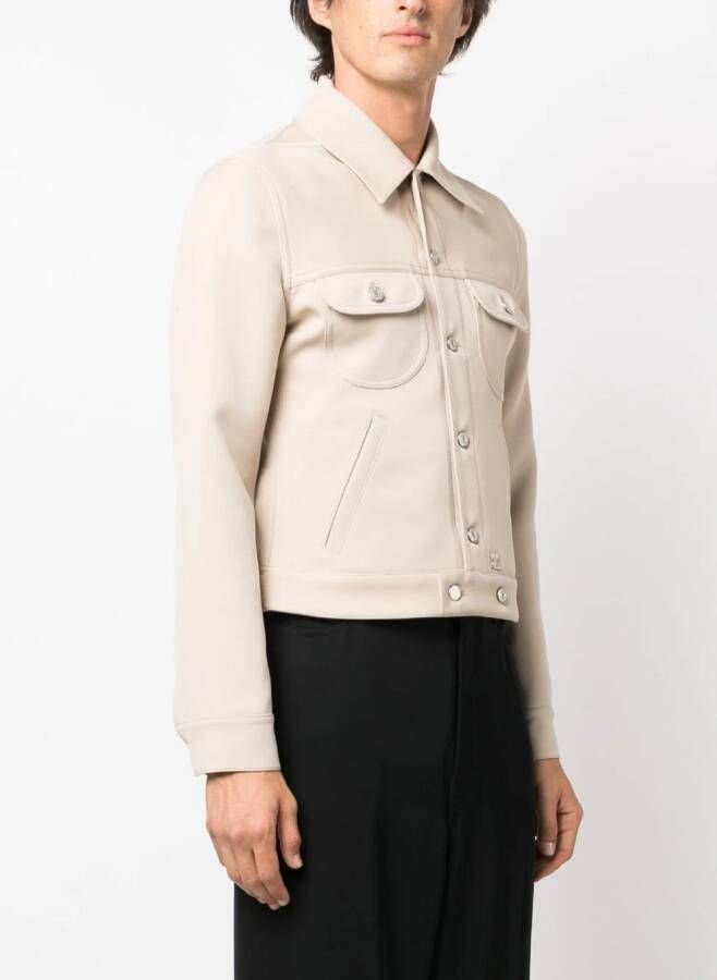 Courrèges Button-up shirtjack Bruin