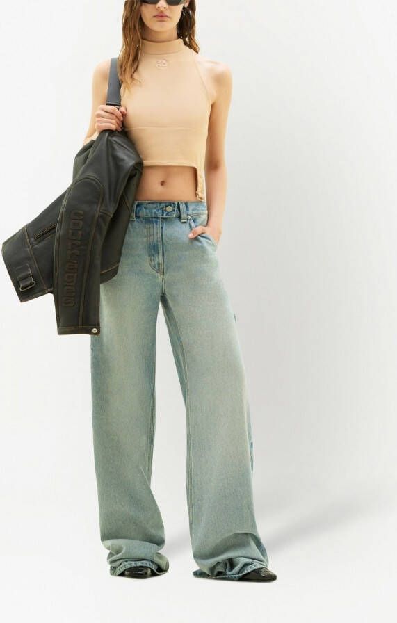 Courrèges Cropped top Beige