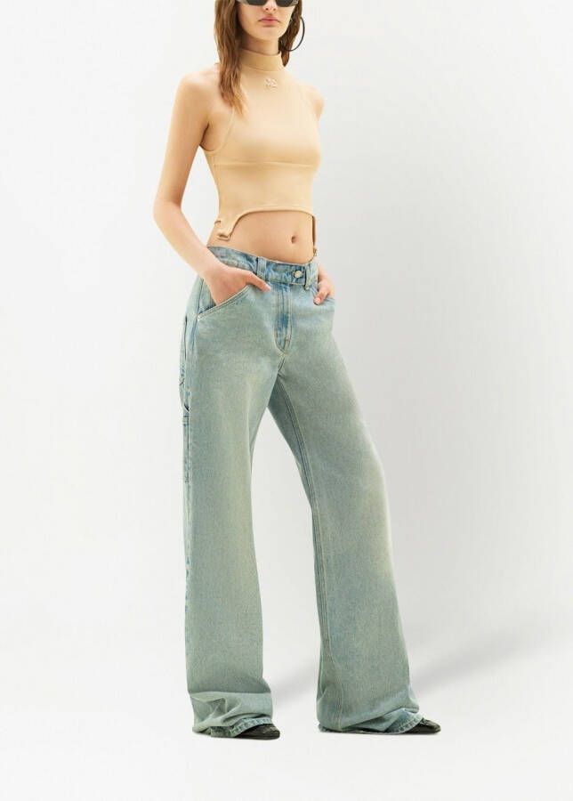Courrèges Cropped top Beige