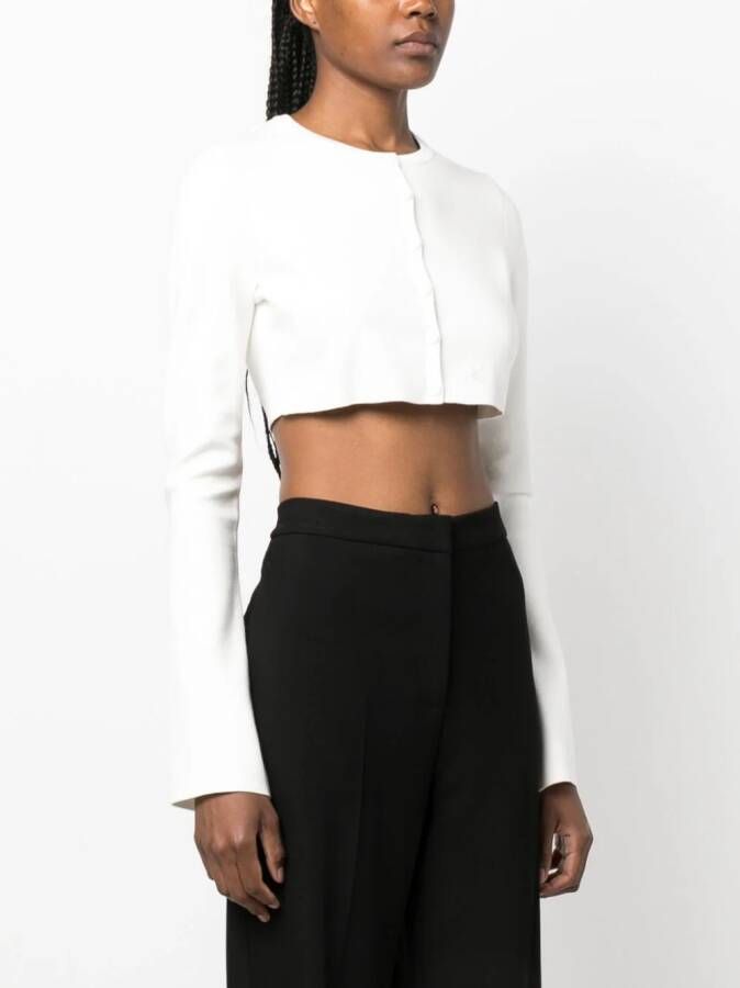 Courrèges Cropped vest Wit