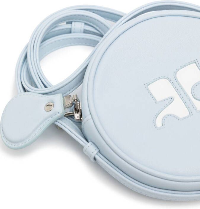Courrèges Kleine Reedition Circle tas Blauw