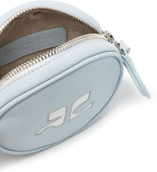 Courrèges Kleine Reedition Circle tas Blauw