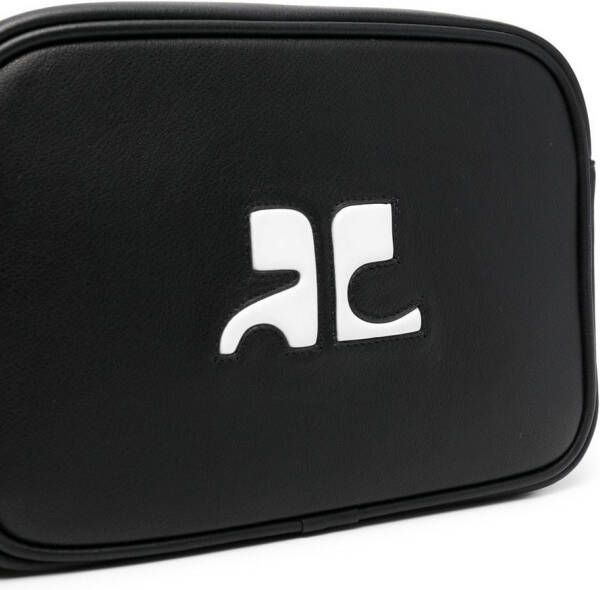 Courrèges Crossbodytas met logopatch Zwart