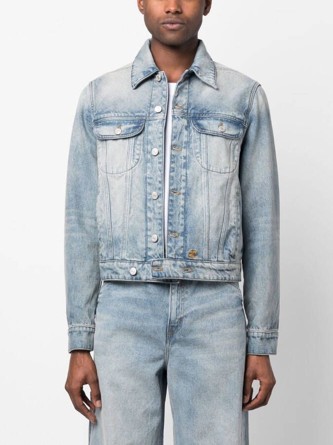 Courrèges Denim jack Blauw