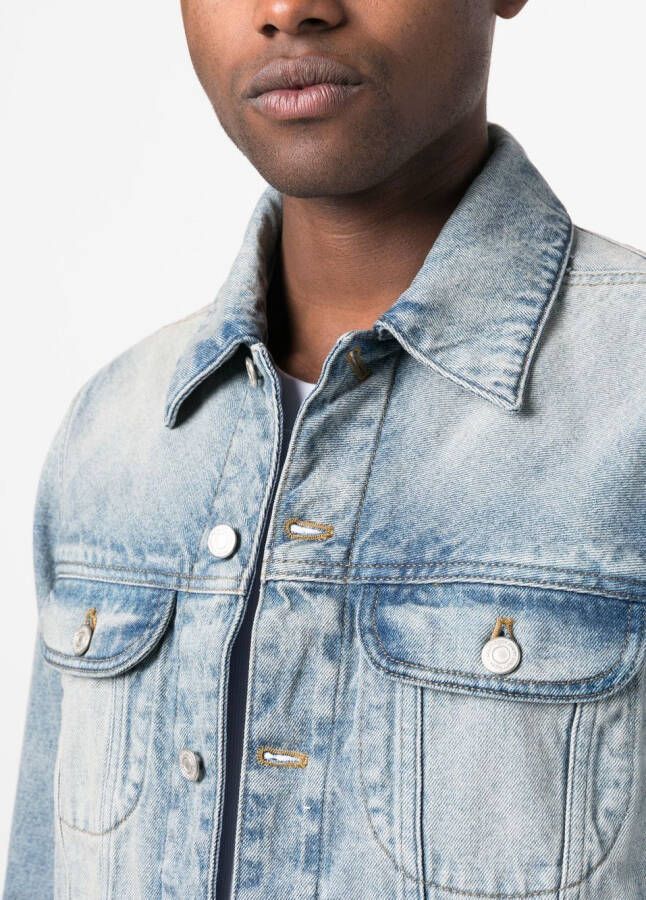 Courrèges Denim jack Blauw