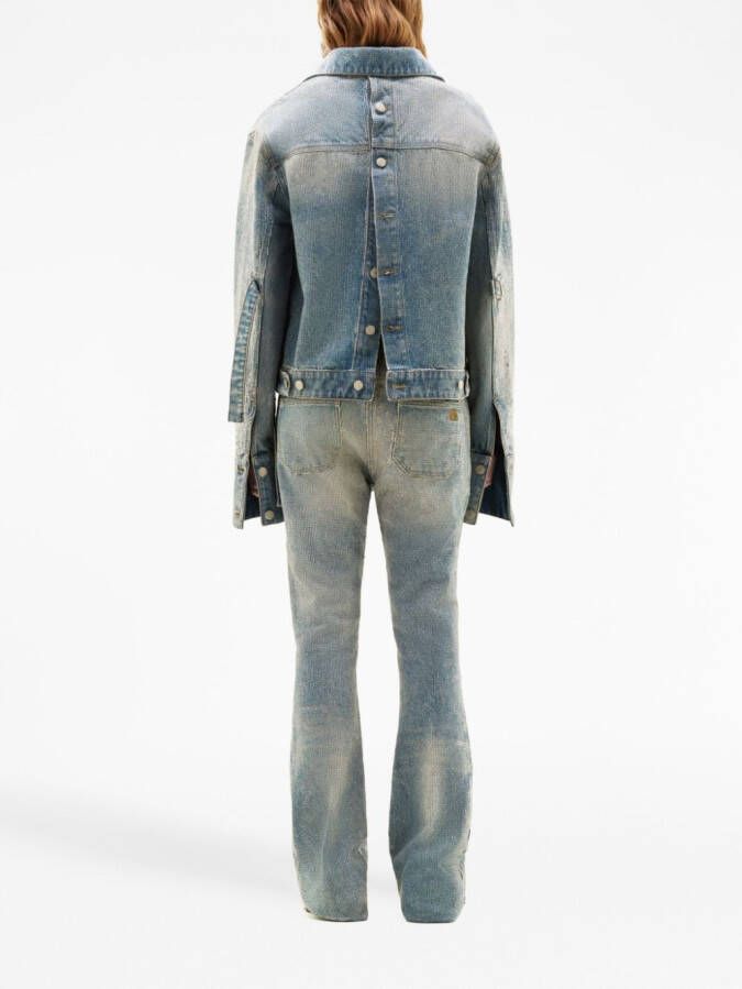 Courrèges Denim jack Blauw