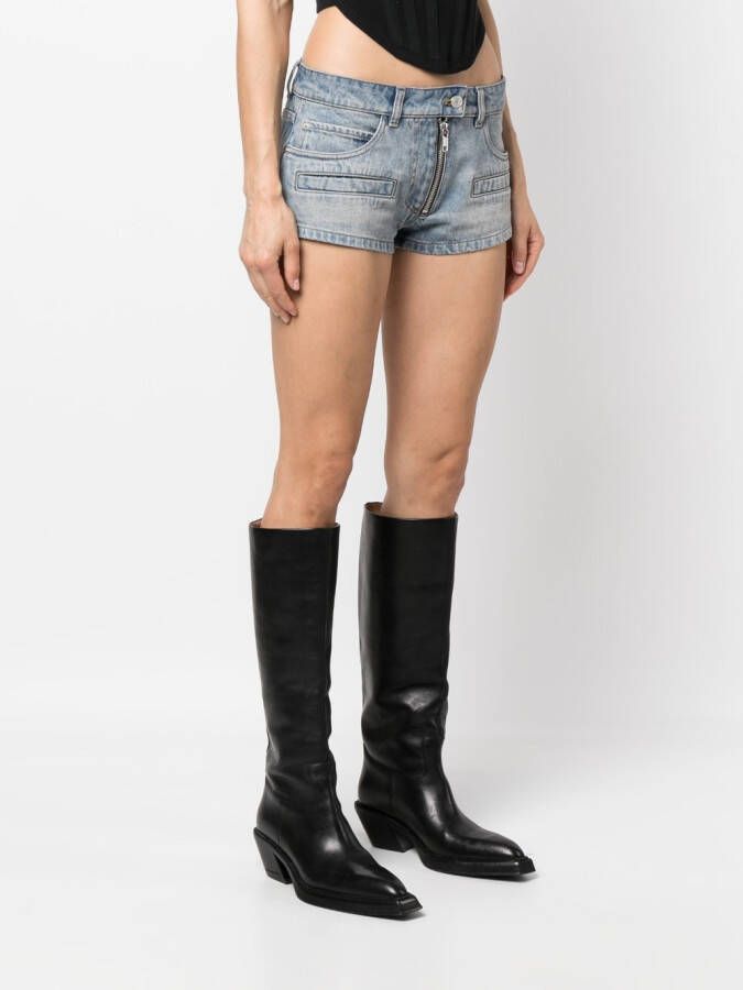 Courrèges Denim shorts Blauw