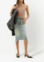 Courrèges Denim midi-rok Blauw - Thumbnail 2