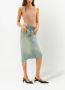 Courrèges Denim midi-rok Blauw - Thumbnail 3