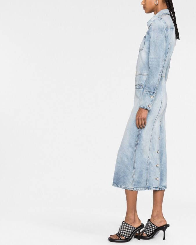 Courrèges Denim rok Blauw