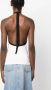 Courrèges Tanktop met geborduurd logo Wit - Thumbnail 4
