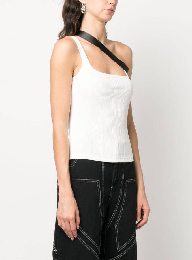 Courrèges Tanktop met bandje Wit