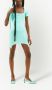 Courrèges Mini-jurk met vierkante hals Blauw - Thumbnail 2
