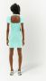 Courrèges Mini-jurk met vierkante hals Blauw - Thumbnail 4