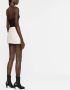 Courrèges Swallow vinyl mini-rok Beige - Thumbnail 3