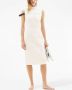 Courrèges Gestreepte jurk Wit - Thumbnail 2