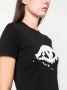 Courrèges T-shirt met print Zwart - Thumbnail 5