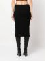 Courrèges High waist rok Zwart - Thumbnail 4