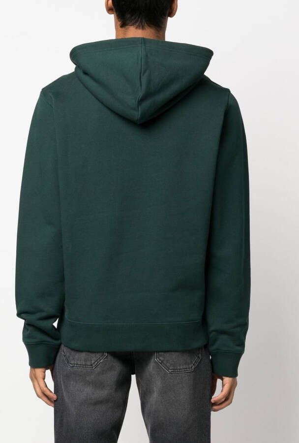 Courrèges Hoodie met logo applicatie Groen