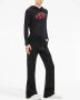 Courrèges Hoodie met mesh Zwart - Thumbnail 3