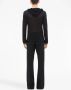 Courrèges Hoodie met mesh Zwart - Thumbnail 4