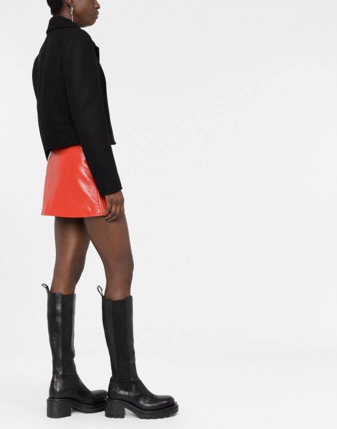 Courrèges Jack met enkele rij knopen Zwart