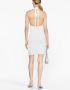 Courrèges Jurk met geborduurd logo Blauw - Thumbnail 4
