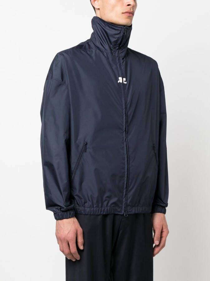 Courrèges Lichtgewicht jack Blauw