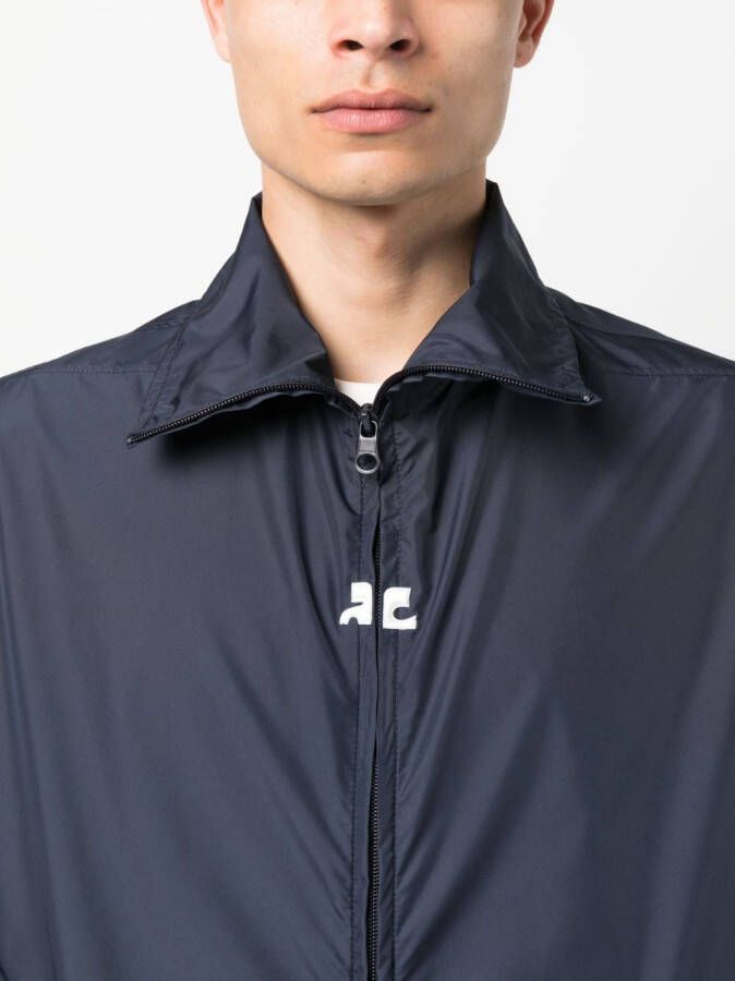 Courrèges Lichtgewicht jack Blauw