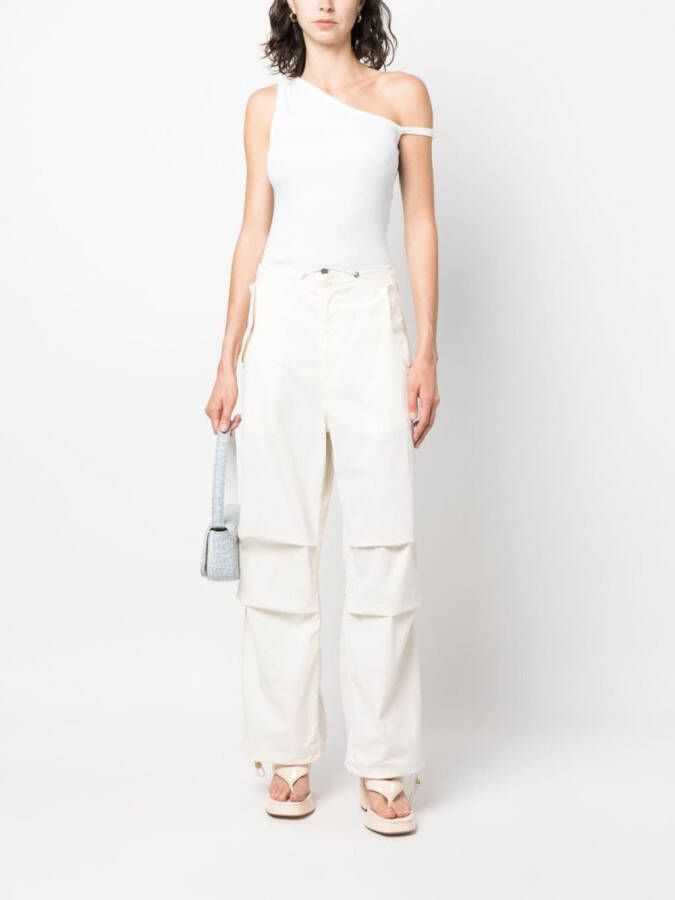 Courrèges Asymmetrische top Blauw