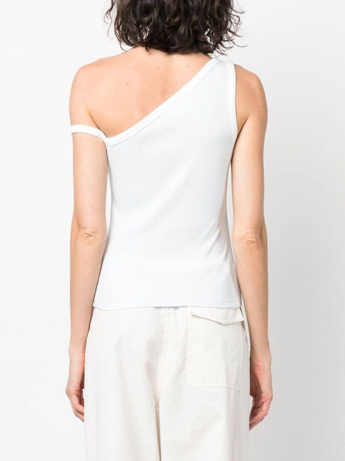 Courrèges Asymmetrische top Blauw
