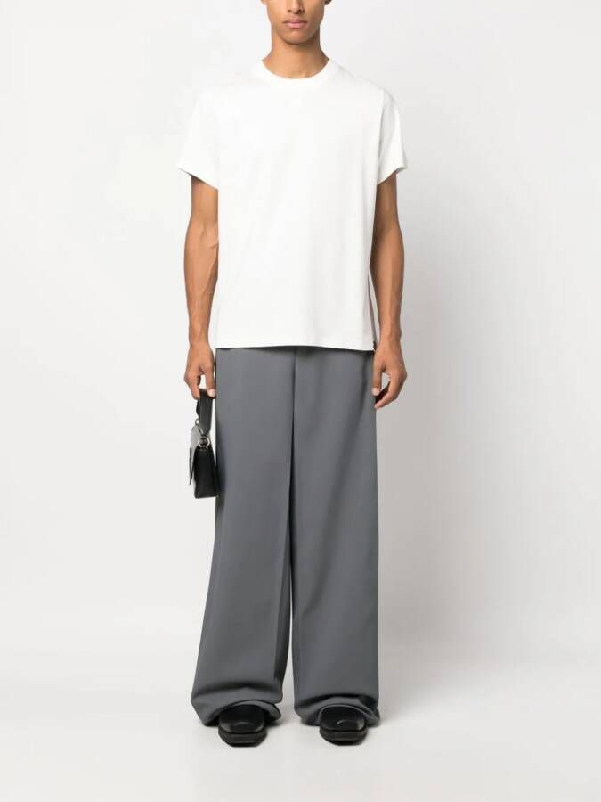 Courrèges T-shirt met logopatch Wit