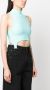 Courrèges Top met logopatch Blauw - Thumbnail 3