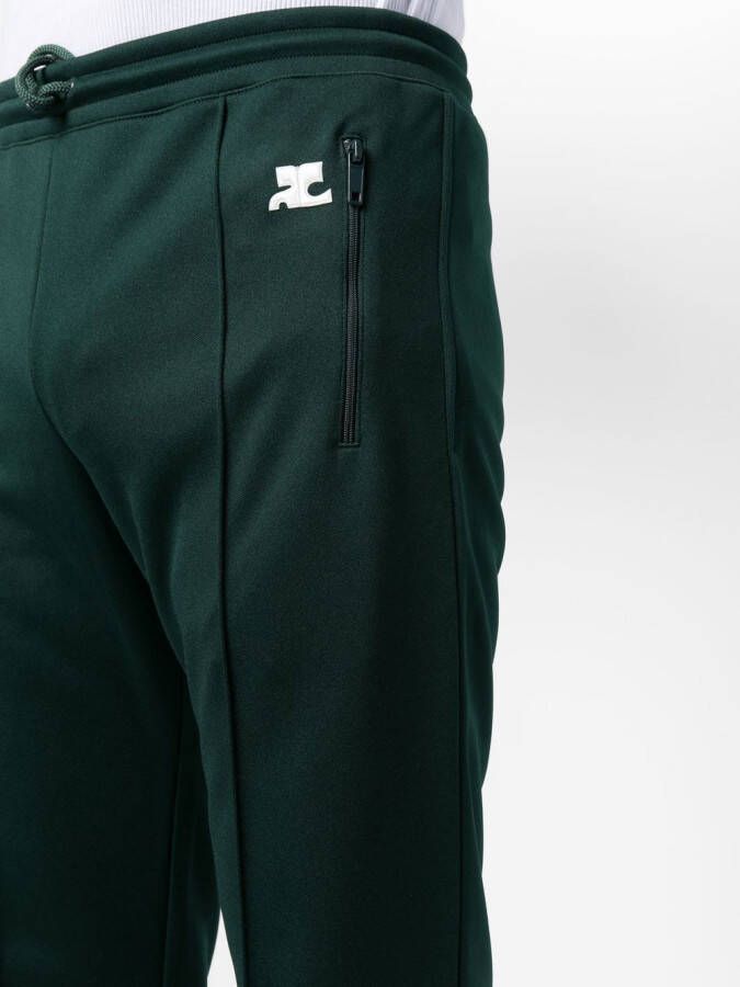 Courrèges Trainingsbroek met logopatch Groen