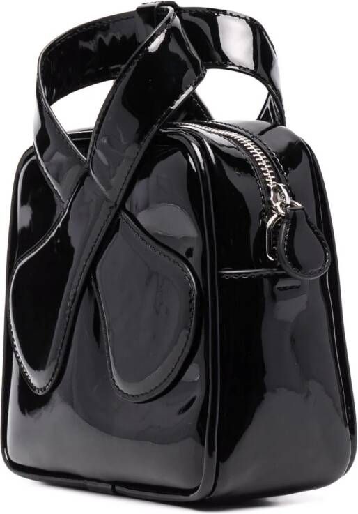Courrèges Loop leren shopper Zwart