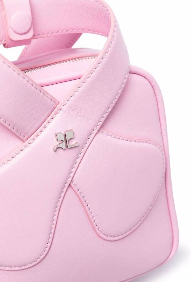 Courrèges Loop shopper Roze