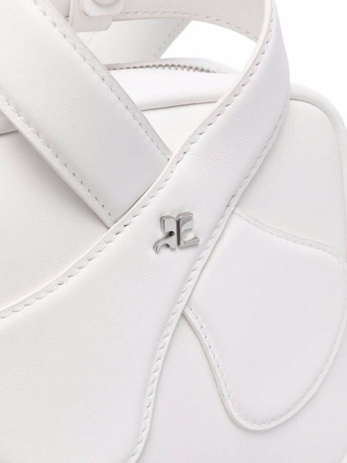 Courrèges Loop shopper Wit