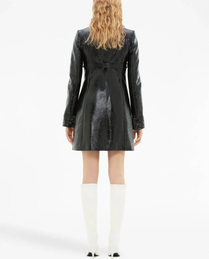 Courrèges Mantel met ceintuur Zwart