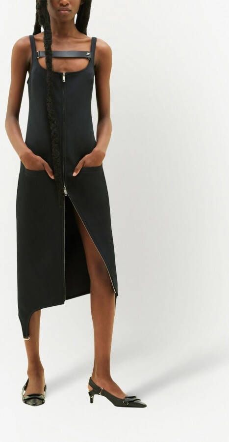 Courrèges Maxi-jurk Zwart