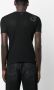 Courrèges T-shirt met mesh vlak Zwart - Thumbnail 4