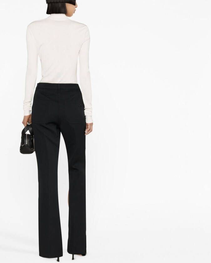 Courrèges Flared broek Zwart