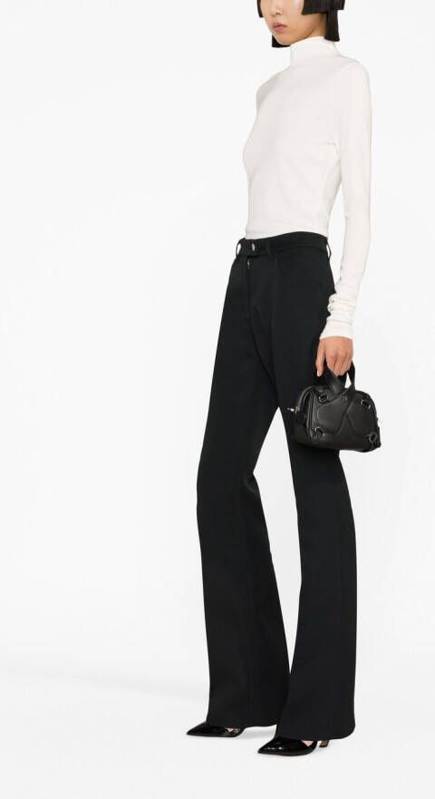 Courrèges Flared broek Zwart