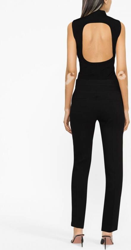Courrèges Slim-fit broek Zwart