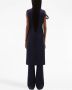 Courrèges Midi-jurk met bandje Blauw - Thumbnail 4