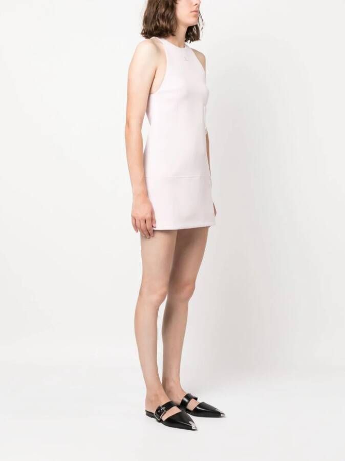 Courrèges Mini-jurk met opgestikte zak Roze