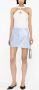 Courrèges Mini-rok met geborduurd logo Blauw - Thumbnail 2