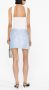 Courrèges Mini-rok met geborduurd logo Blauw - Thumbnail 4