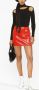 Courrèges Mini-rok met logopatch Rood - Thumbnail 2