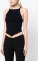 Courrèges Pointy ribgebreide tanktop Blauw - Thumbnail 3